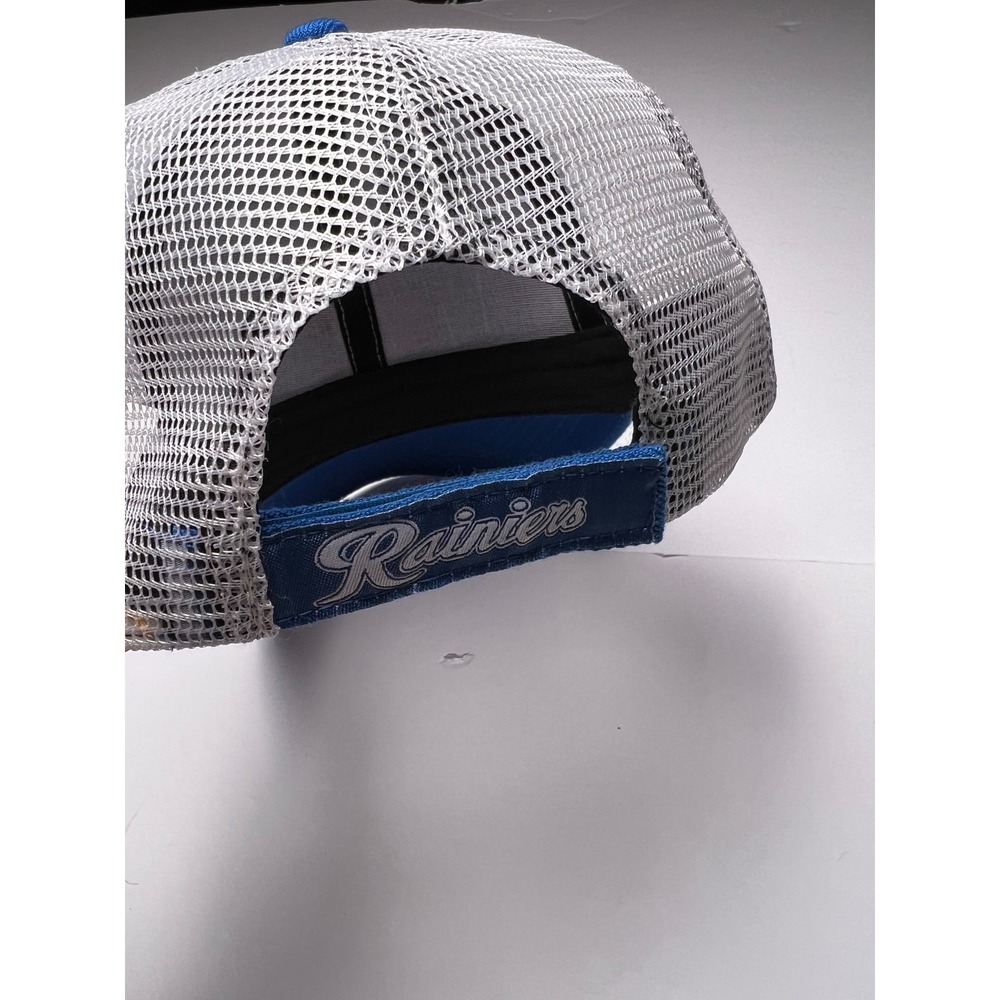 Tacoma Rainiers Trucker Hat Mens OSFM Blue Black Mesh Baseball Cap Est 1995 - Picture 3 of 6